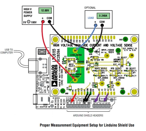 Schaltungsanordnung - Analog Devices Inc. DC2839A Demonstrationsschaltung für den LTC6115