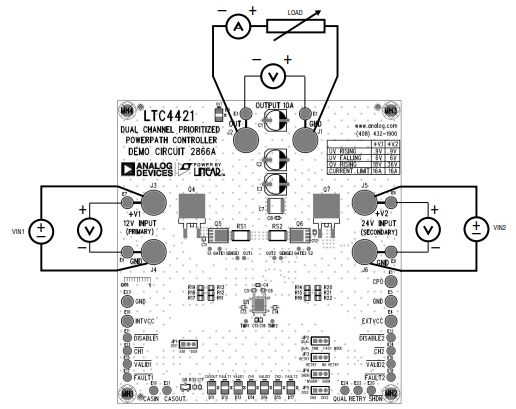 Analog Devices Inc. LTC4421 Demonstrationsboard (DC2866A)