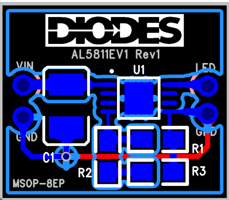 Diodes Incorporated AL5811EV1 Evaluierungsboard