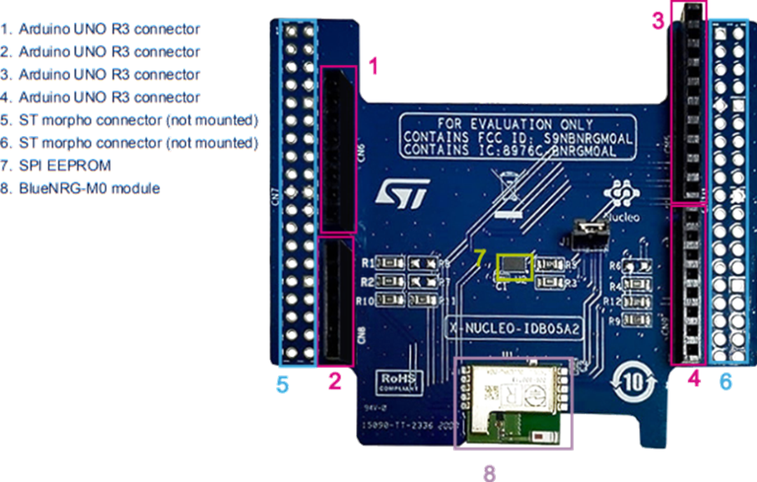 STMicroelectronics X-NUCLEO-IDB05A2 BLUETOOTH® LE-Erweiterungsboard