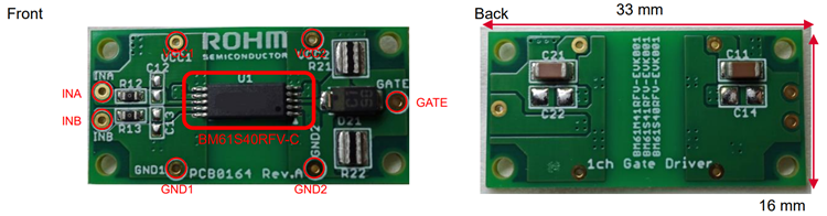 Infografik - ROHM Semiconductor BM61S40RFV-EVK001 Evaluierungsboard