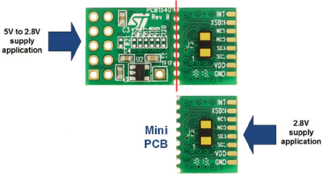 STMicroelectronics VL53L1-SATEL Breakout-Boards