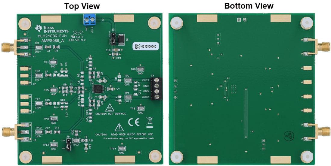Texas Instruments ALM2403Q1EVM Operationsverstärker-Evaluierungsmodul (EVM)