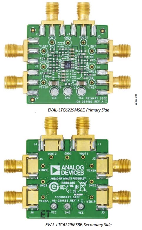 Analog Devices Inc. EVAL-LTC6229MS8E Evaluierungsboard