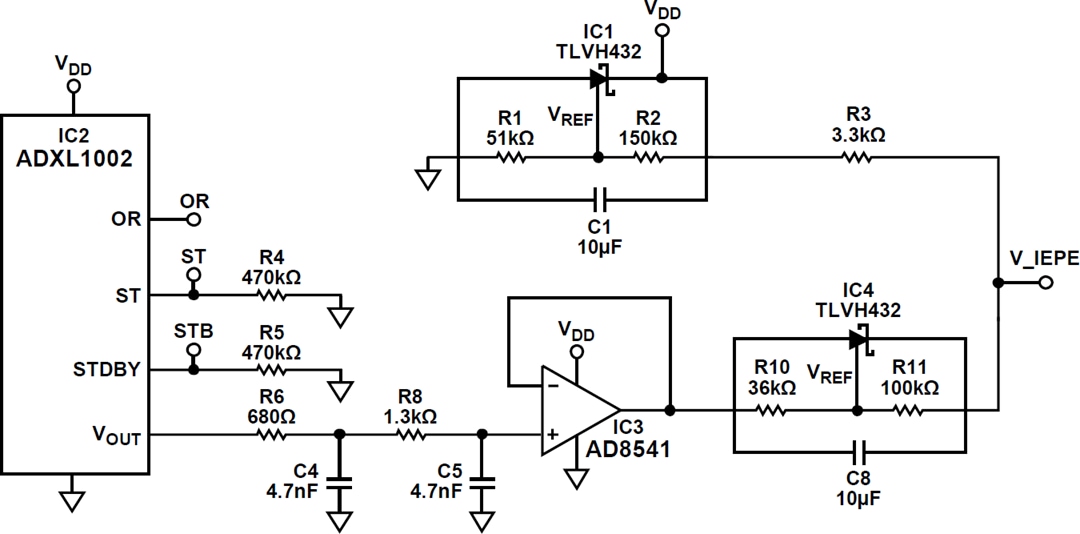 Applikations-Schaltungsdiagramm - Analog Devices Inc. CN-0532 Schaltungs-Evaluierungsboard (EVAL-CN0532-EBZ)