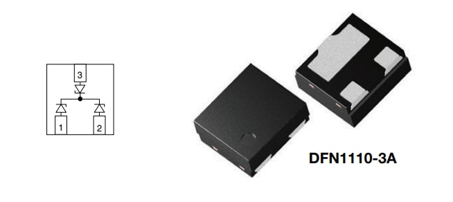 Applikations-Schaltungsdiagramm - Vishay Semiconductors VCAN24A2 BiSy-Dual-Leitungs-ESD-Schutzdioden