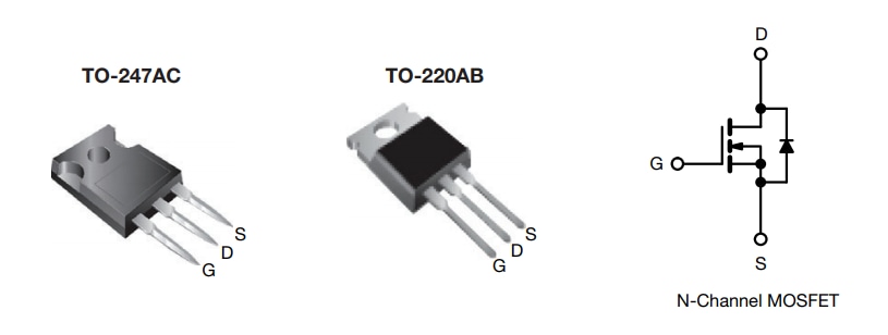 Vishay / Siliconix SIHx17N80AEF-Baureihe Leistungs-MOSFETs