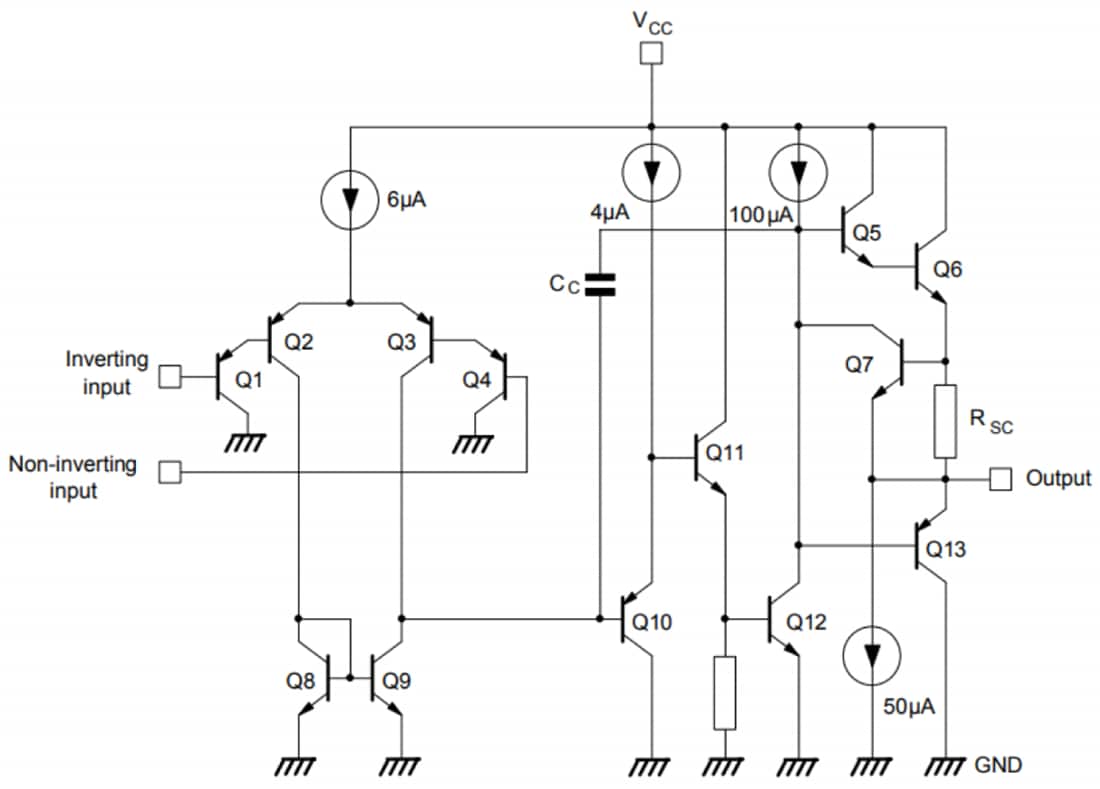 Schaltplan - STMicroelectronics LM2904B Dual-Operationsverstärker mit geringem Stromverbrauch