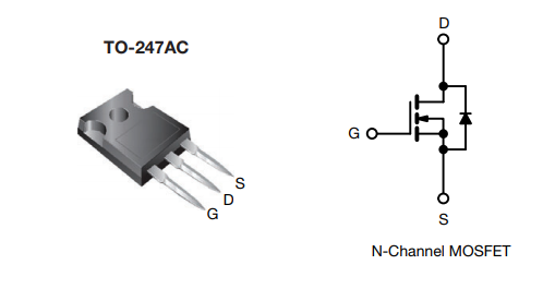 Applikations-Schaltungsdiagramm - Vishay / Siliconix SiHG080N60E E-Baureihe Leistungs-MOSFETs