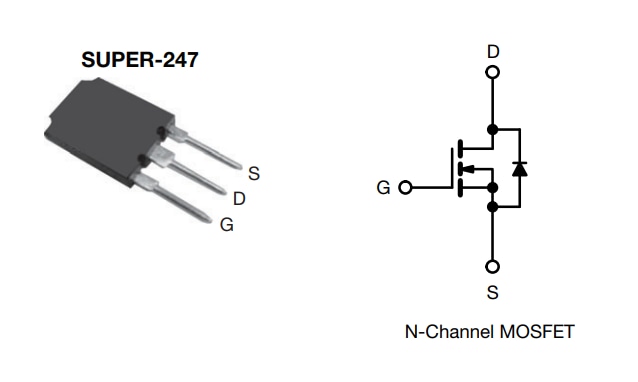 Vishay / Siliconix SiHS90N65E Leistungs-MOSFET