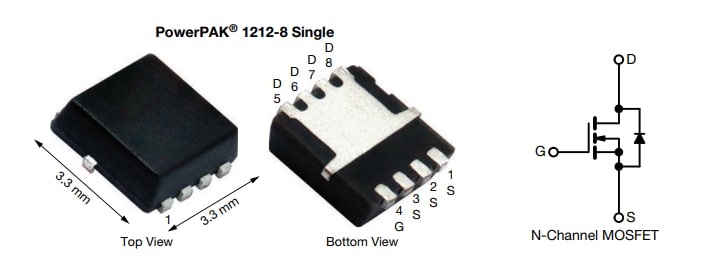 Applikations-Schaltungsdiagramm - Vishay / Siliconix SiS178LDN 70-V-n-Kanal-(D-S)-MOSFETs