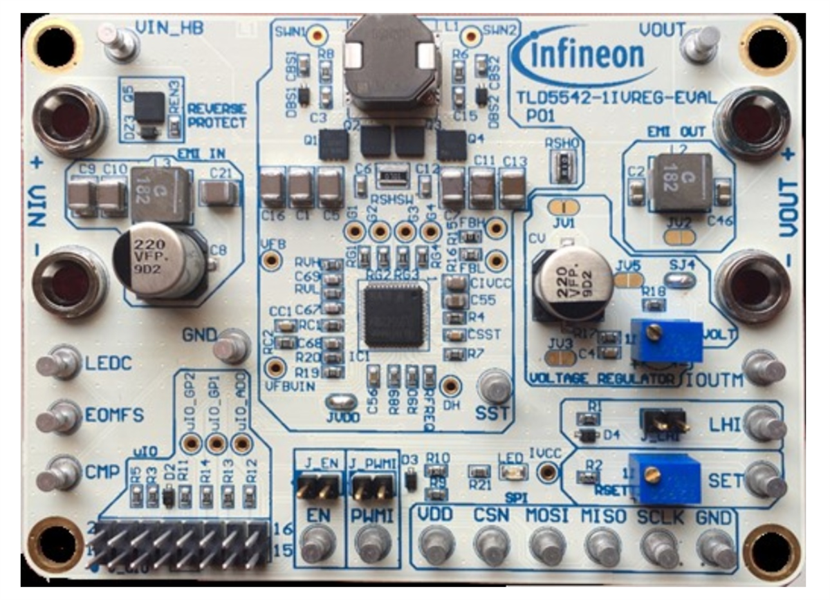 Infineon Technologies TLD5542-1IVREG-EVAL Evaluierungsboard
