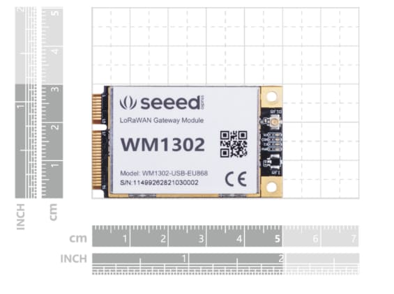 Technische Zeichnung - Seeed Studio WM1302 LoRaWAN-Gateway-Module