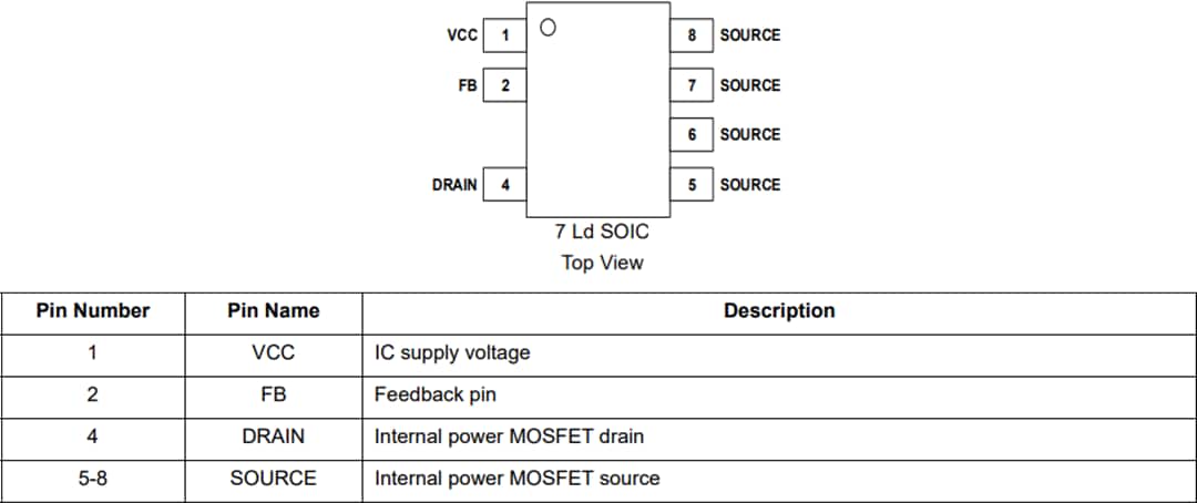 Renesas Electronics RAA223021 Nicht-isolierter AC/DC-Abwärtsregler mit 700 V 
