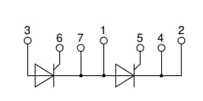 Blockdiagramm - IXYS MCNA650P2200CA Hochspannungs-Thyristormodule
