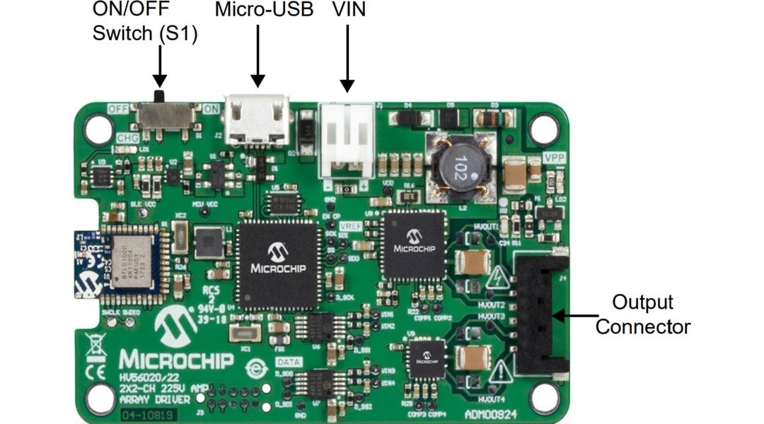 Microchip Technology HV56020/22 Evaluierungsboard (ADM00924)