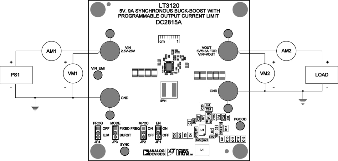 Analog Devices Inc. LT3120 DC2815-Demonstrationsboard