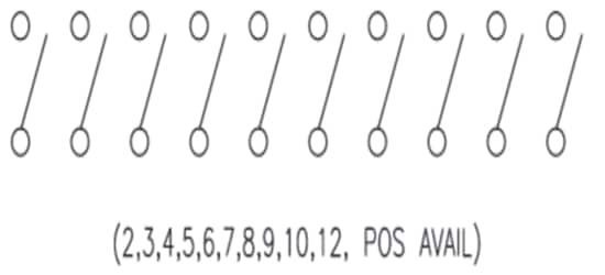 Schematic - Diptronics NDA Series DIP Switches