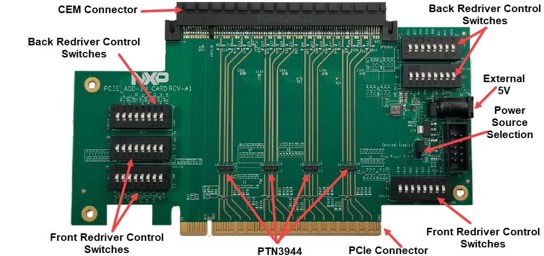 NXP Semiconductors PTN3944EVM-KIT PCIe-4-Evaluierungsboard