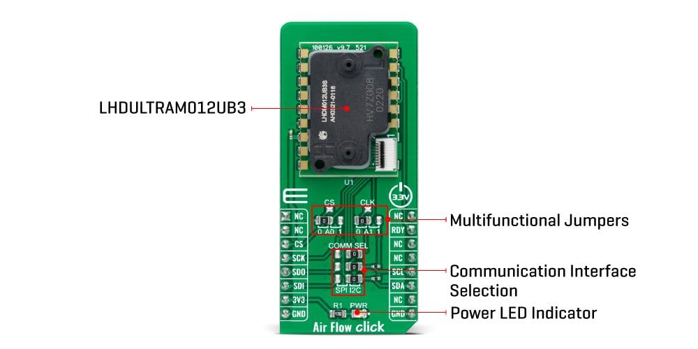 Mikroe Air Flow Click