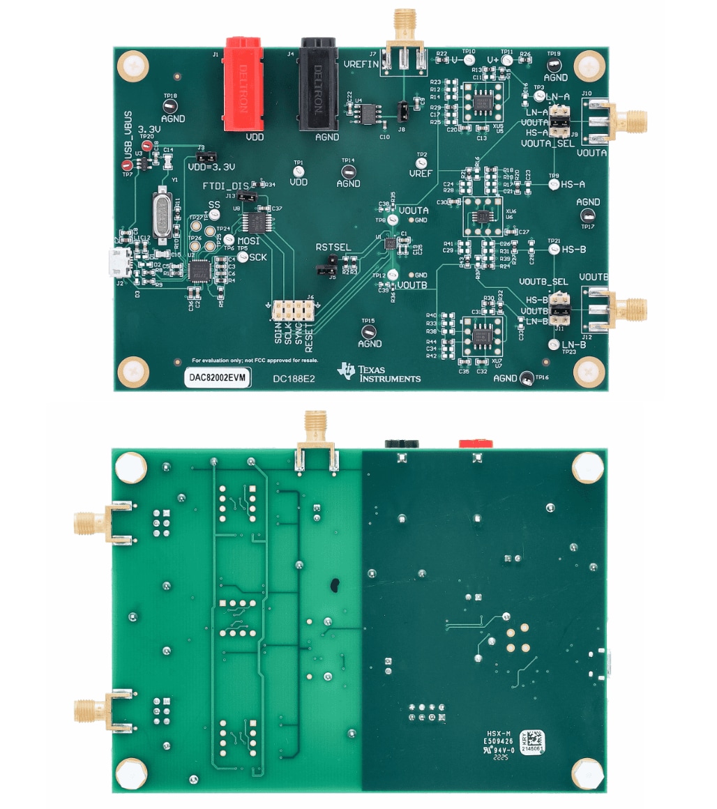 Texas Instruments DAC82002EVM Evaluierungsmodul