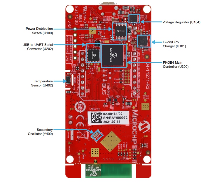 Microchip Technology EV36W50A WFI32-IoT-Board