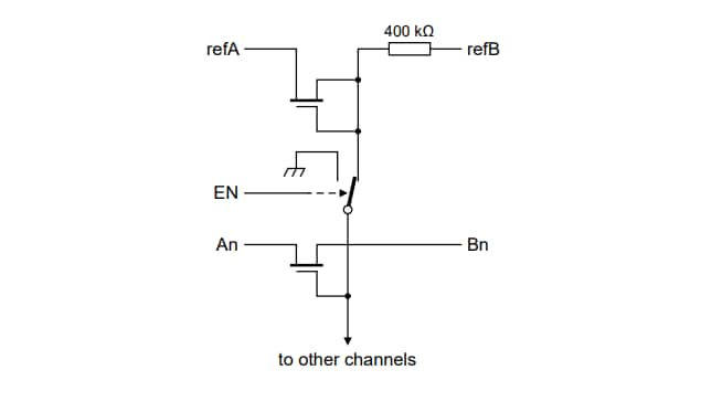 Applikations-Schaltungsdiagramm - Nexperia LSF0204/LSF0204-Q100 Pegelumsetzer