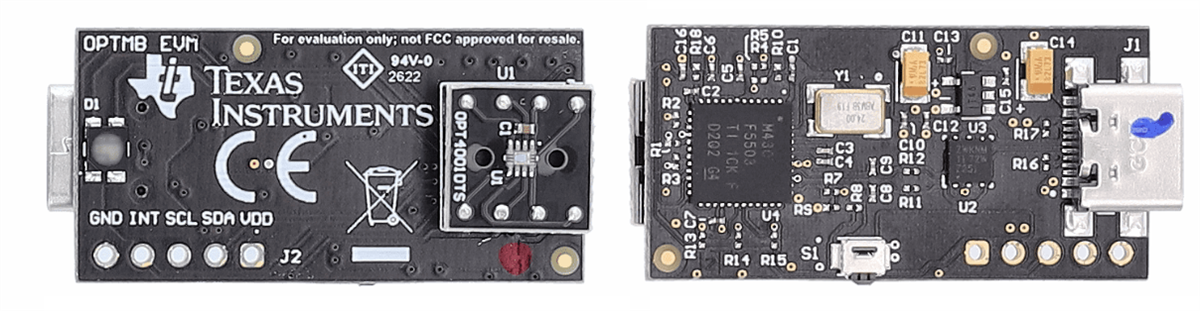 Texas Instruments OPT4001DTSEVM Evaluierungsmodul