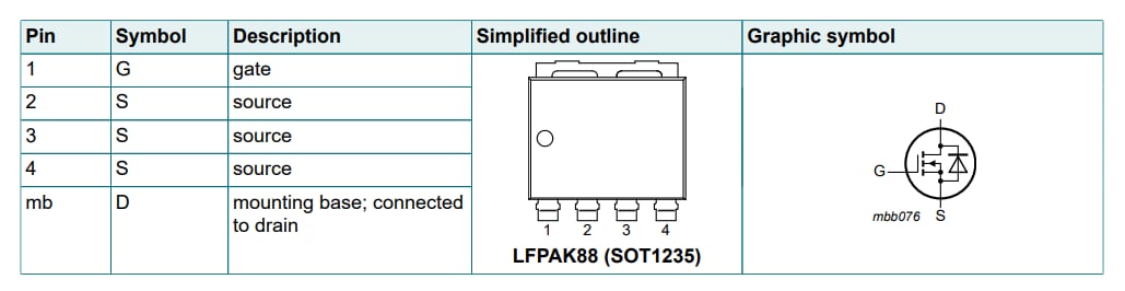 Schaltplan - Nexperia 50-V-/55-V-MOSFETs für 36-V-DC-Motoren