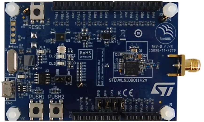 STMicroelectronics STEVAL-IDB011V2 Bluetooth-Evaluierungsplattform