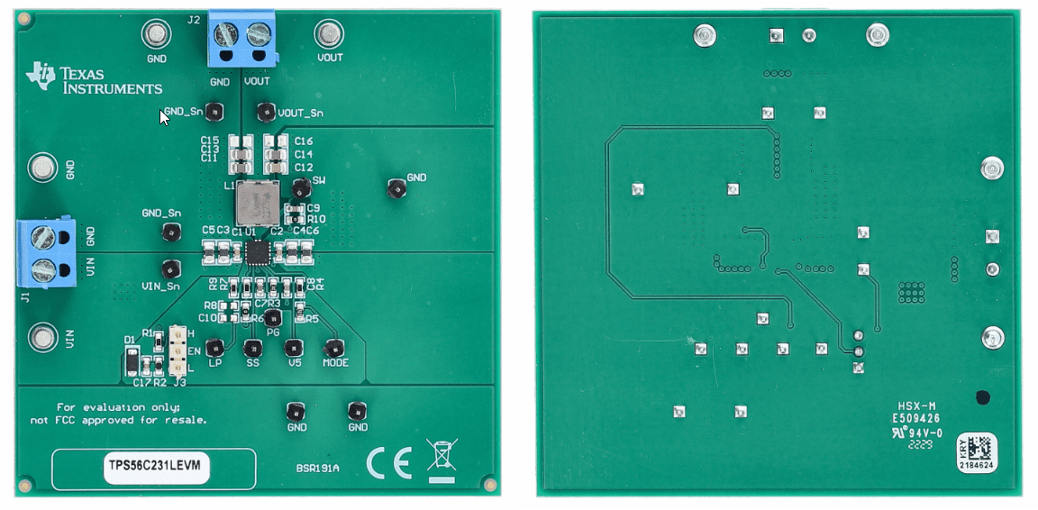 Texas Instruments TPS56C231LEVM Evaluierungsmodul