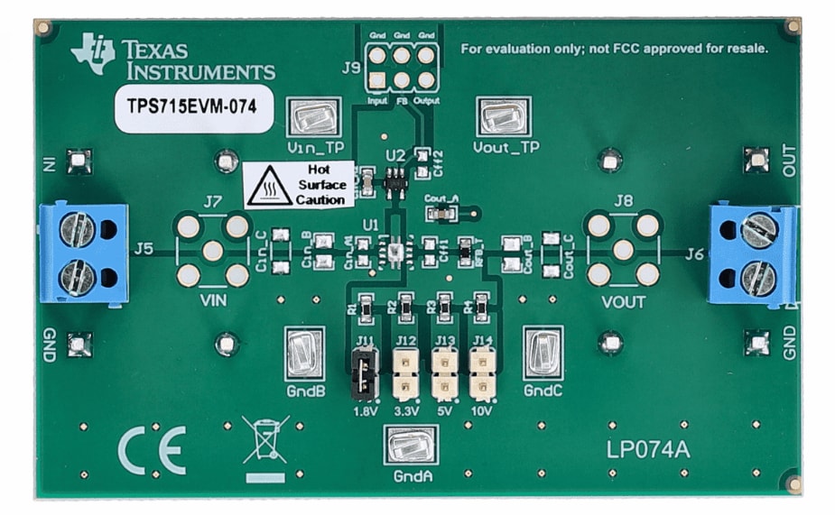 Texas Instruments TPS715EVM-074 Evaluierungsmodul