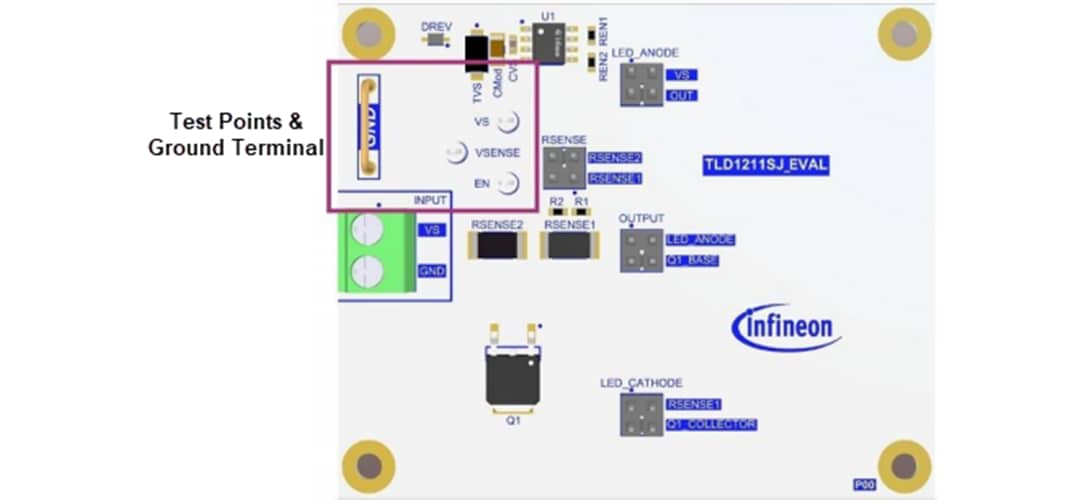 Infineon Technologies TLD1211SJ Evaluierungsboard