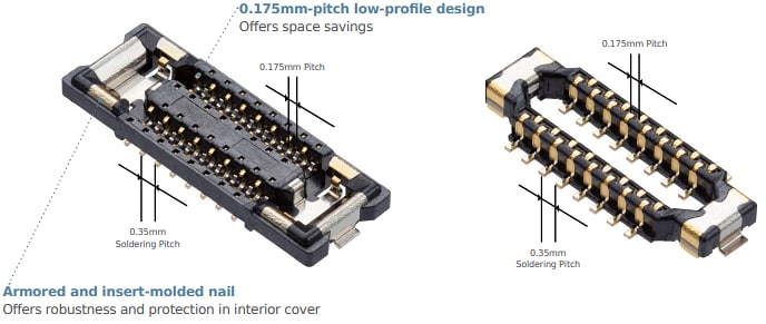 Molex Vierreihige Board-to-Board-Steckverbinder