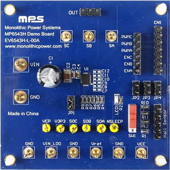 Monolithic Power Systems (MPS) EV6543H Motor Driver Evaluation Boards