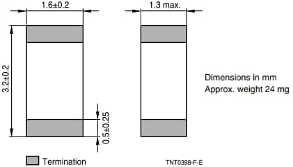 EPCOS / TDK B57621C5 SMD 1206 NTC-Thermistoren