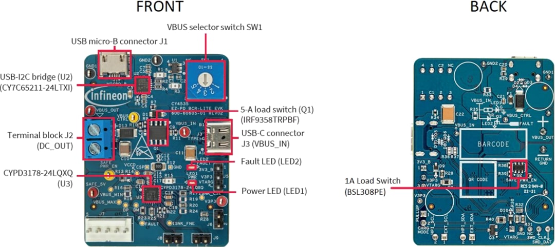 Infineon Technologies CY4535 EZ-PD™ BCR LITE Evaluierungskit