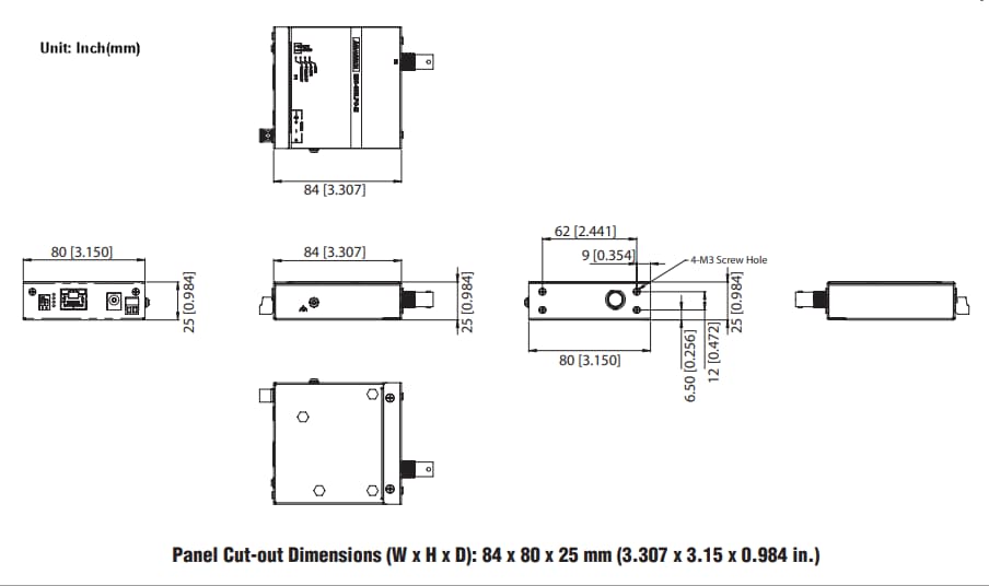 Advantech IMC-150LPC Ethernet-Extender