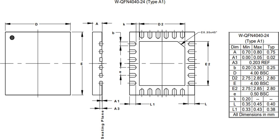 Technische Zeichnung - Diodes Incorporated AP33772 USB Type-C™-PD-Ableitvorrichtungsregler