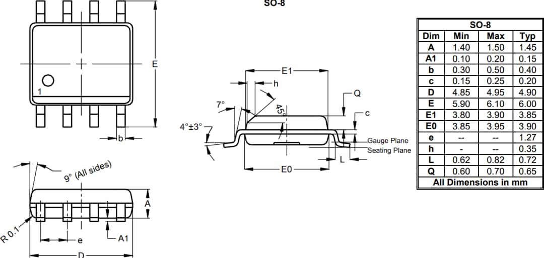 Diodes Incorporated AS2333Q Nullpunktdrift-Operationsverstärker (OPV)