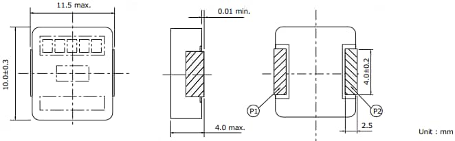 Panasonic Electronic Components ETQP4L-WFC & ETQP4L-XFC Leistungsinduktivitäten