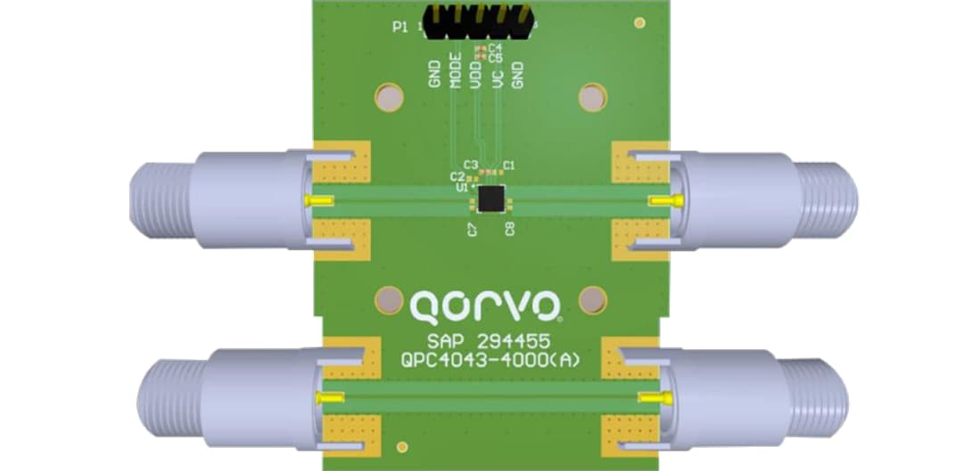 Technische Zeichnung - Qorvo QPC4043EVB-01 Evaluierungsboard