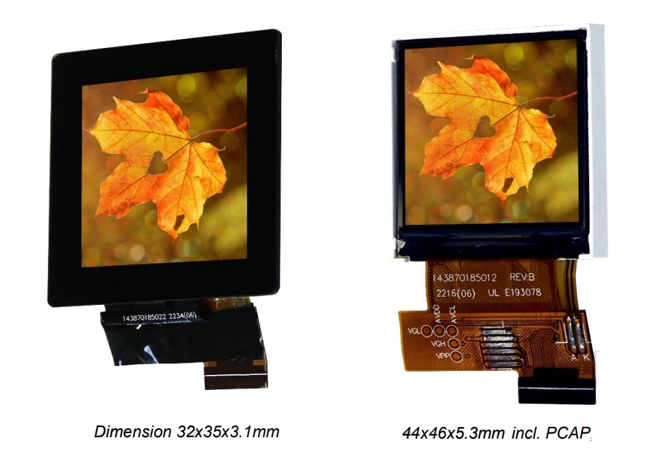 DISPLAY VISIONS EA TFT015-22AI 1,5-Zoll-TFT-Displays