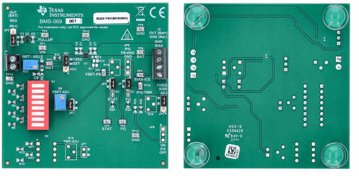 Schaltungsanordnung - Texas Instruments BQ25176MEVM Evaluierungsmodul