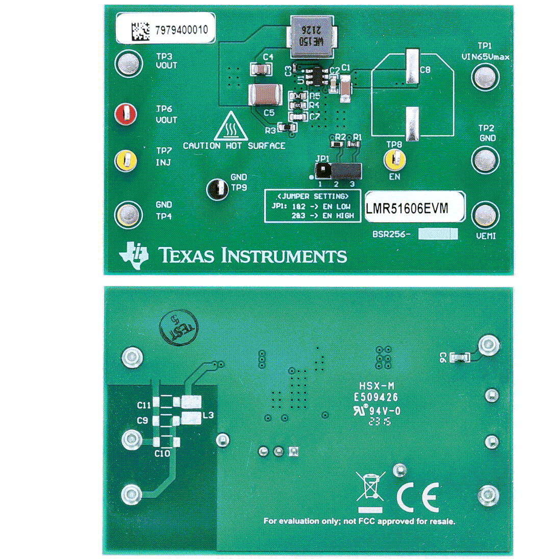 Schaltungsanordnung - Texas Instruments LMR51606EVM Evaluierungsmodul
