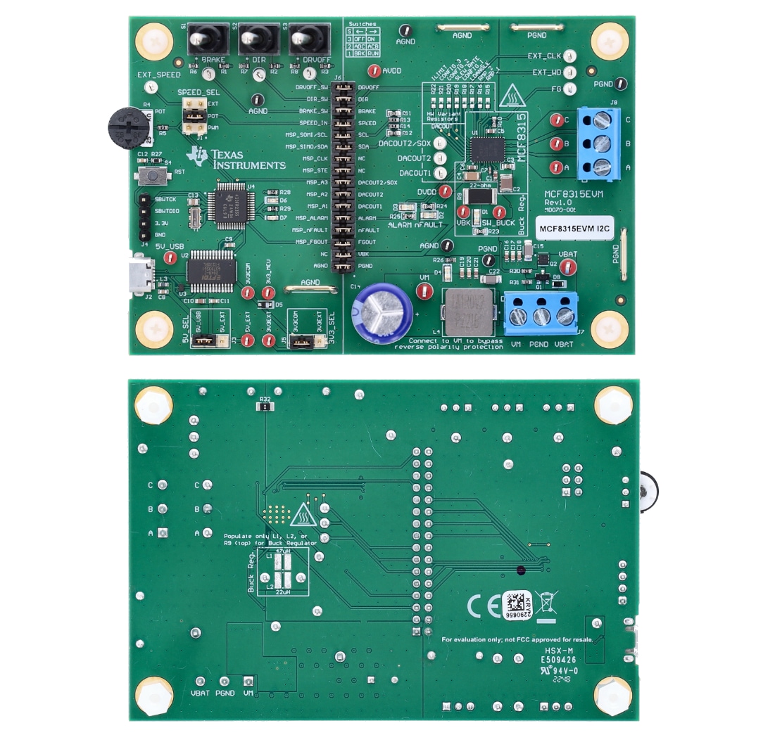 Texas Instruments MCF8315EVM Evaluierungsmodul