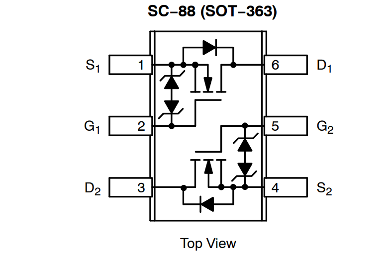 onsemi NTJD5121N/NVJD5121N Dual-N-Kanal-Leistungs-MOSFETs