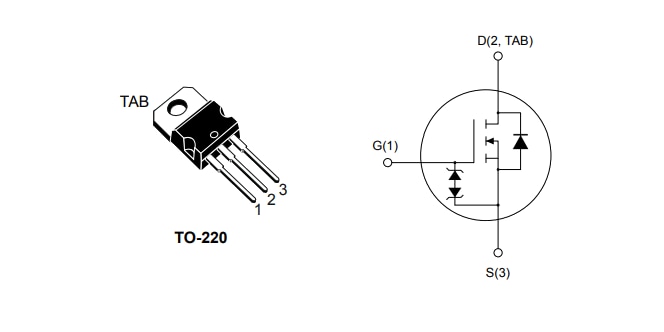 Applikations-Schaltungsdiagramm - STMicroelectronics STP80N600K6 MDmesh K6 Leistungs-MOSFET