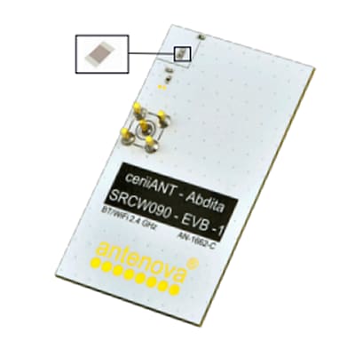 Chart - Antenova Abdita SMT Ceramic Antennas