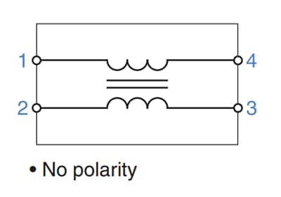 Applikations-Schaltungsdiagramm - TDK ALC2012 und ALC2012H Gleichtaktfilter
